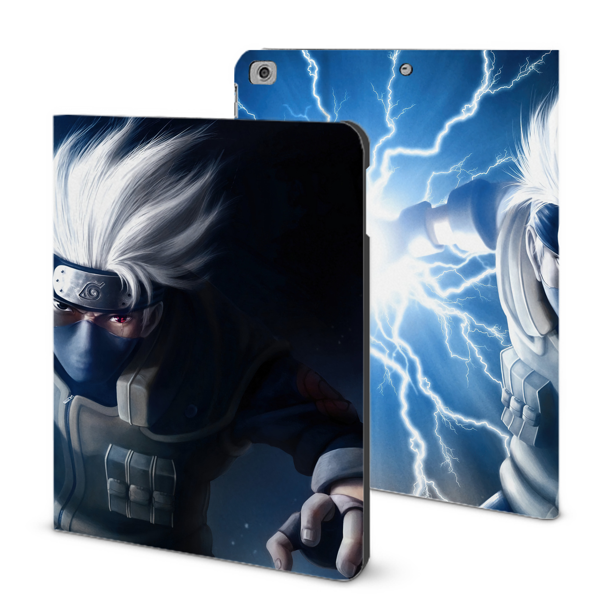 （画像用） NARUTO -ナルト- NARUTO -ナルト- 疾風伝 IPad ケース ブック型 PUレザー TPU 耐衝撃 軽量 薄型 ペン収納なし 全面保護 IPad 各モデル対応